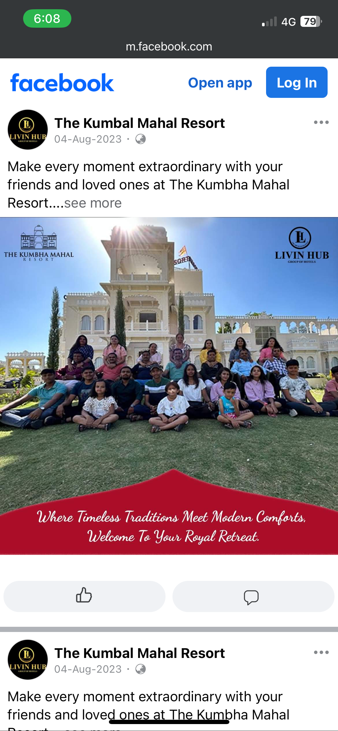 Facebook Feed Screenshot