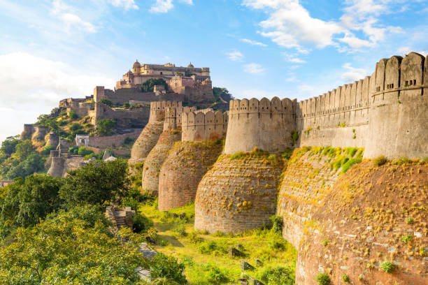 View of majestic Kumbhalgarh Fort