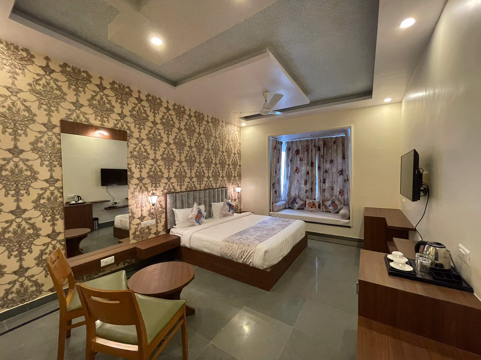 A couple getting married on a beach.