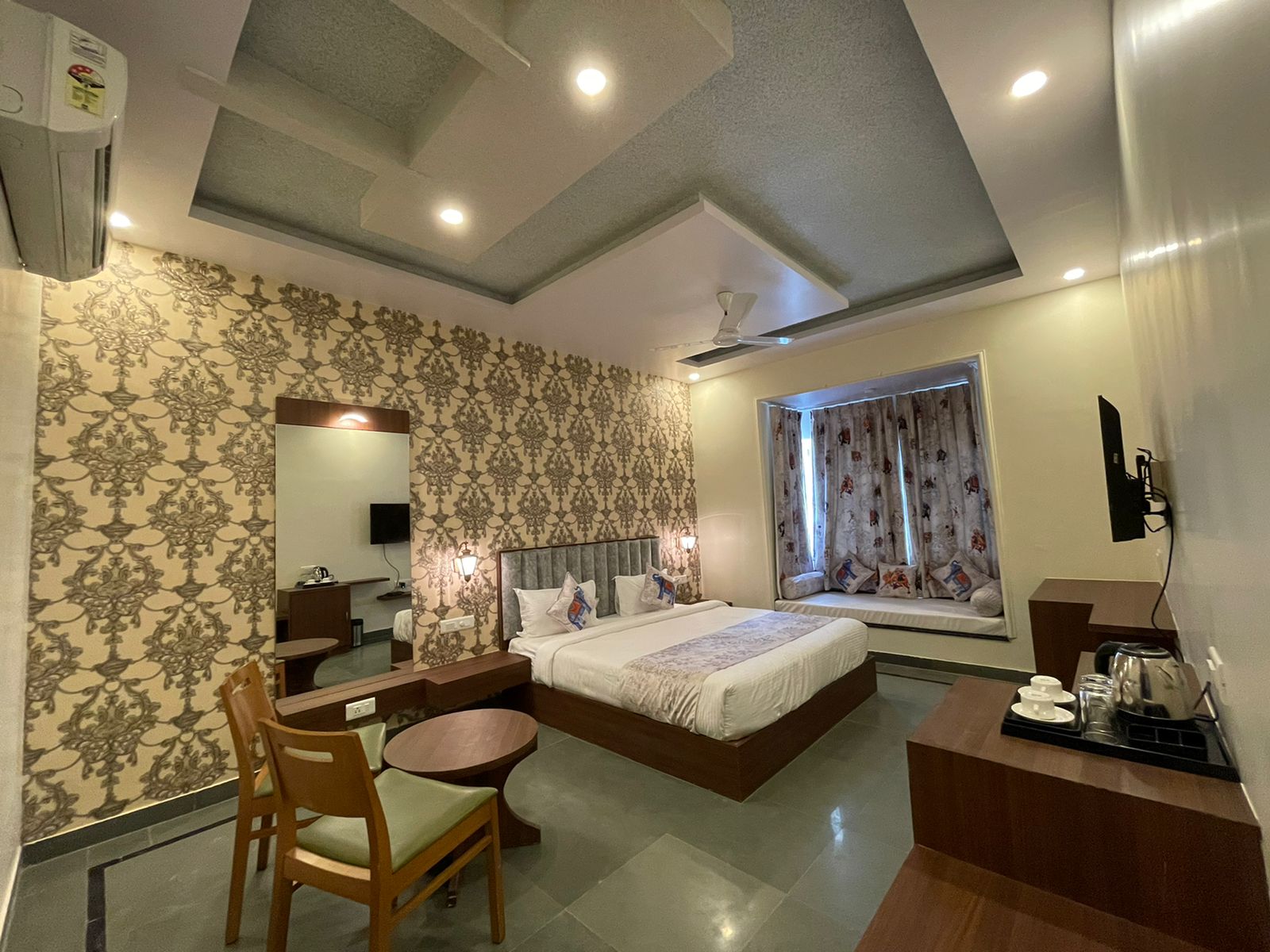 A relaxing spa setup.